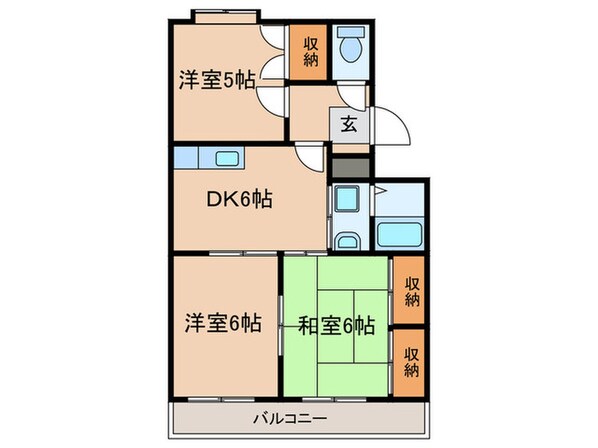 中根ビルの物件間取画像